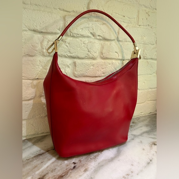 Gucci Red Leather Handbag - Picture 2 of 7